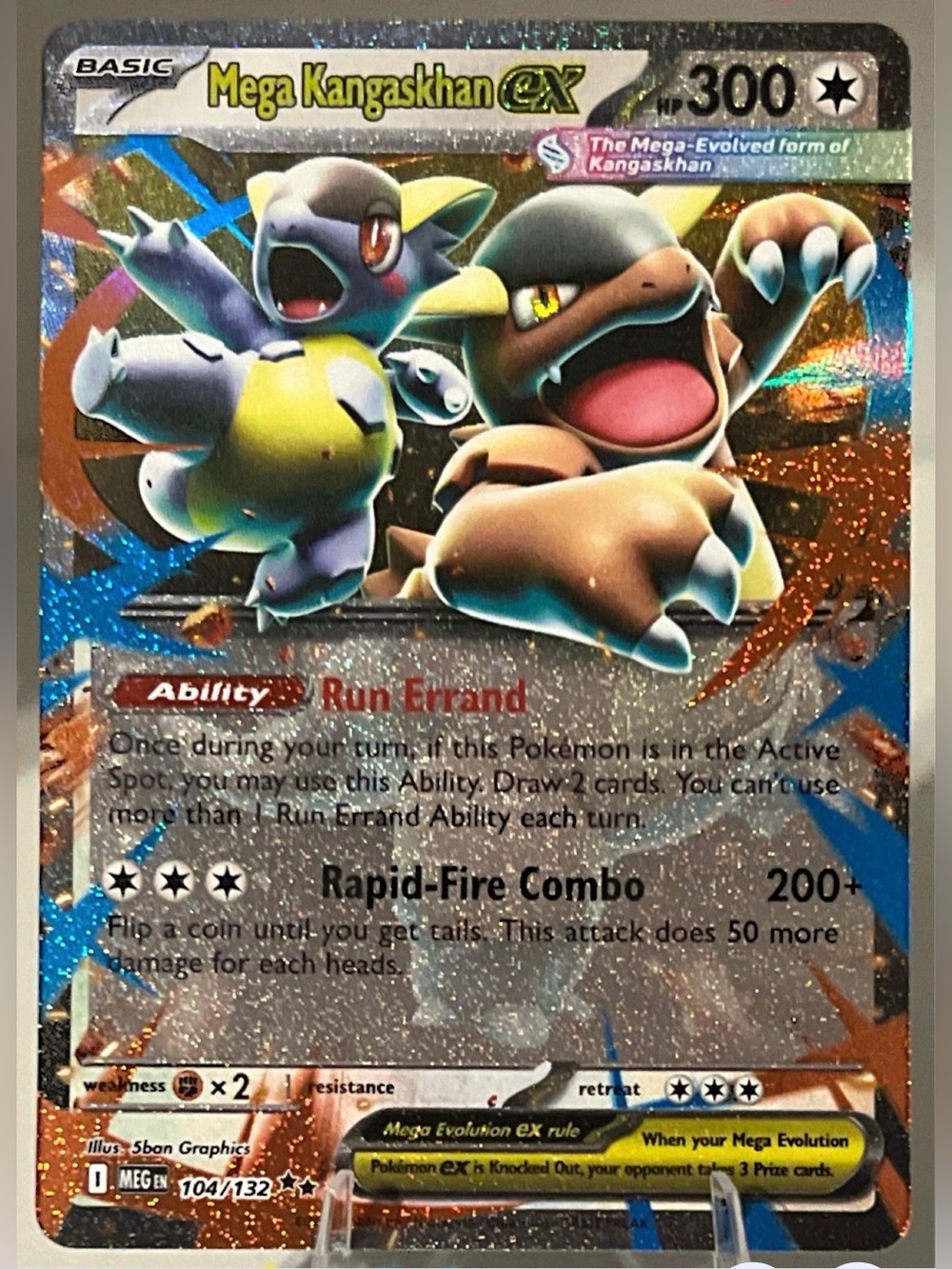 Pokémon TCG: Mega Evolution - MEGA KANGASKHAN EX 104/132 NM